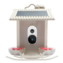 Fuglefoderhus med camera og AI fuglegenkendelse til haven - Med indbygget solcelle