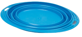 Ciotola per cibo o acqua per cani o gatti - Barra pieghevole - 1,0 litri - Diversi colori