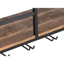 Wooden bottle shelf/wine rack - Home bar Rio Grande - Made of mango wood with metal frame