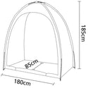 Bicycle shelter - Made of gray polyester