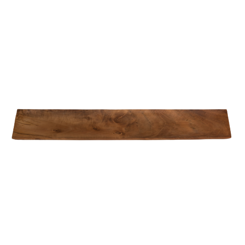 Vassoio in legno di teak - 45 x 10 x 1,5 cm - Tapas, insalata, formaggio e decorazione ecc.