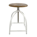 Swivel stool/bar stool - Height-adjustable model Liverpool made of solid wood and metal frame